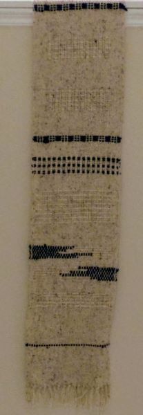 Picture of finished Sampler Scarf