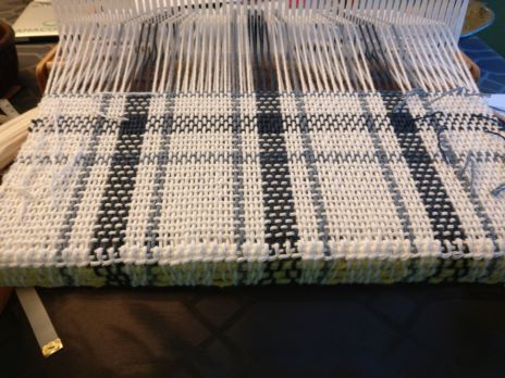 Towel started on the loom