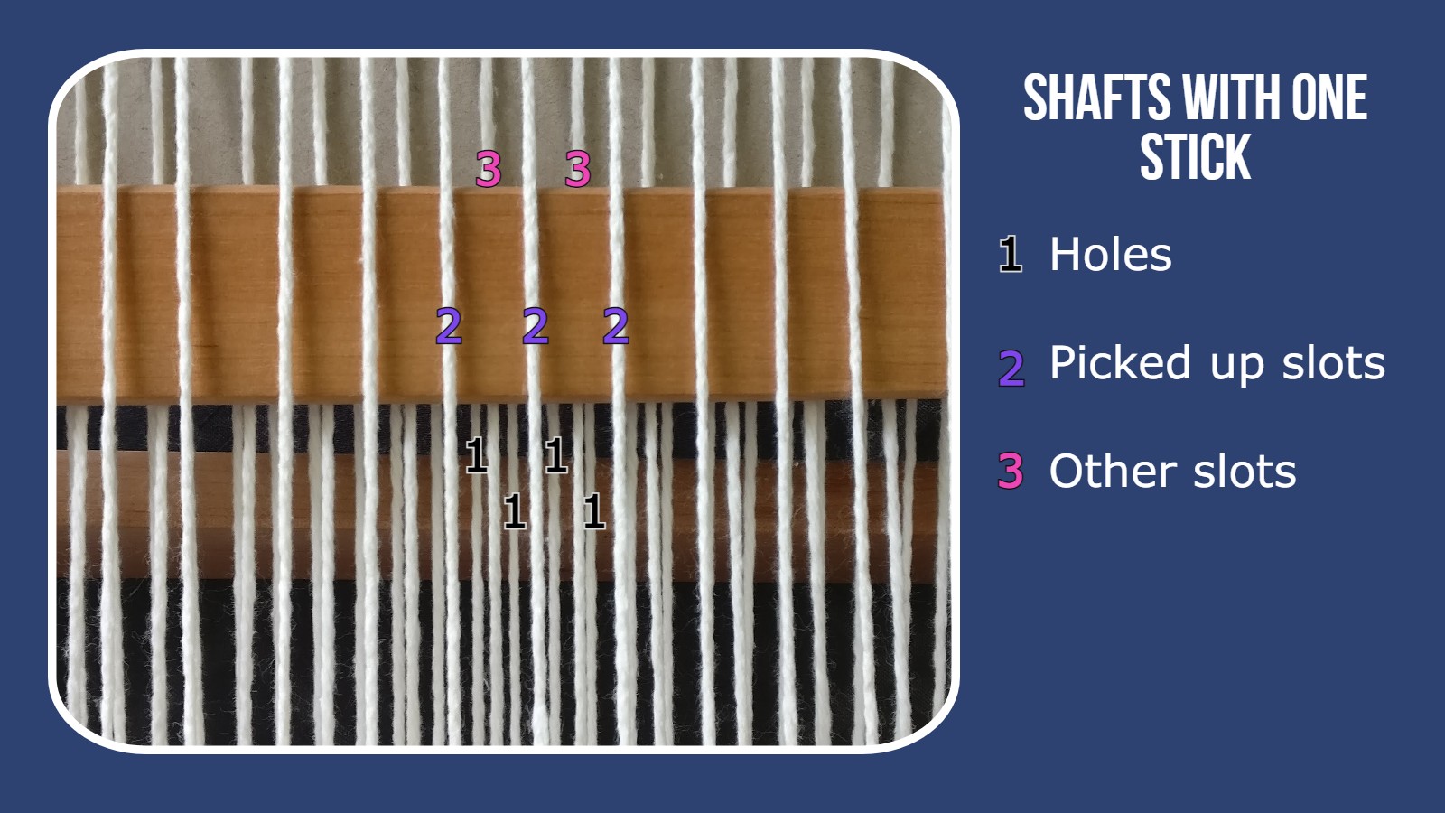 1 stick pick to shaft illustration